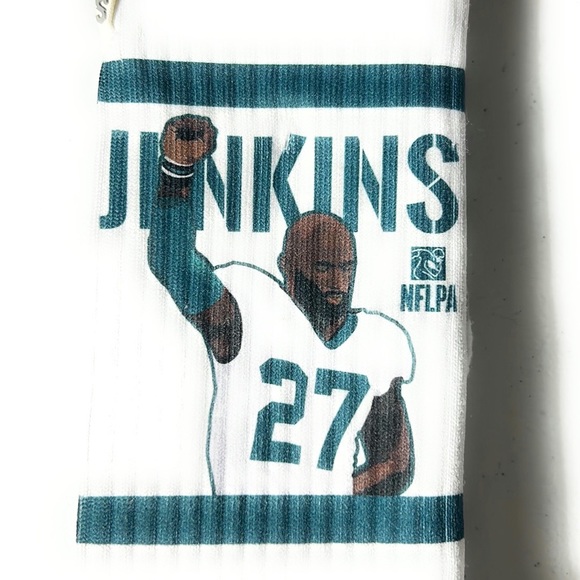 Malcolm Jenkins White N00220629ML Socks - Picture 2 of 8
